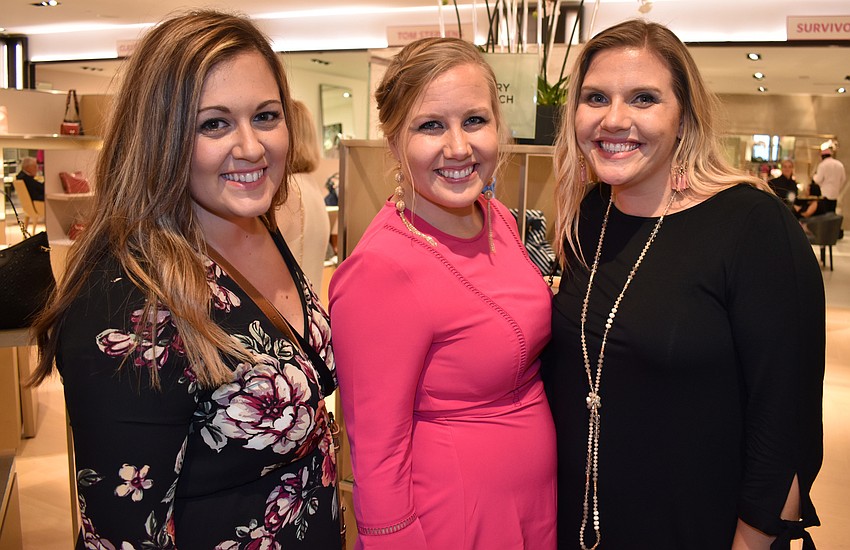 Mya Widmyer, Michelle McSwain and Ella Lewis