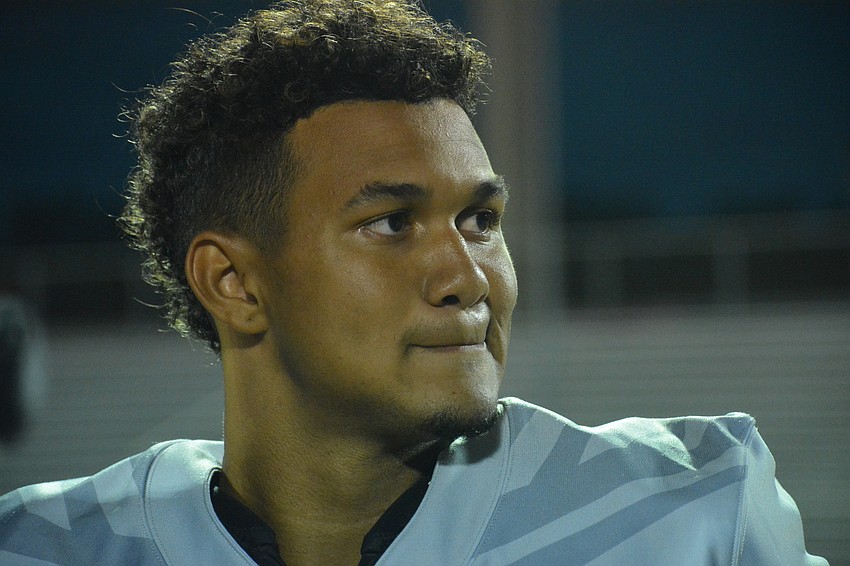 Senior defender Tyrone Collins made his season debut for Braden River.