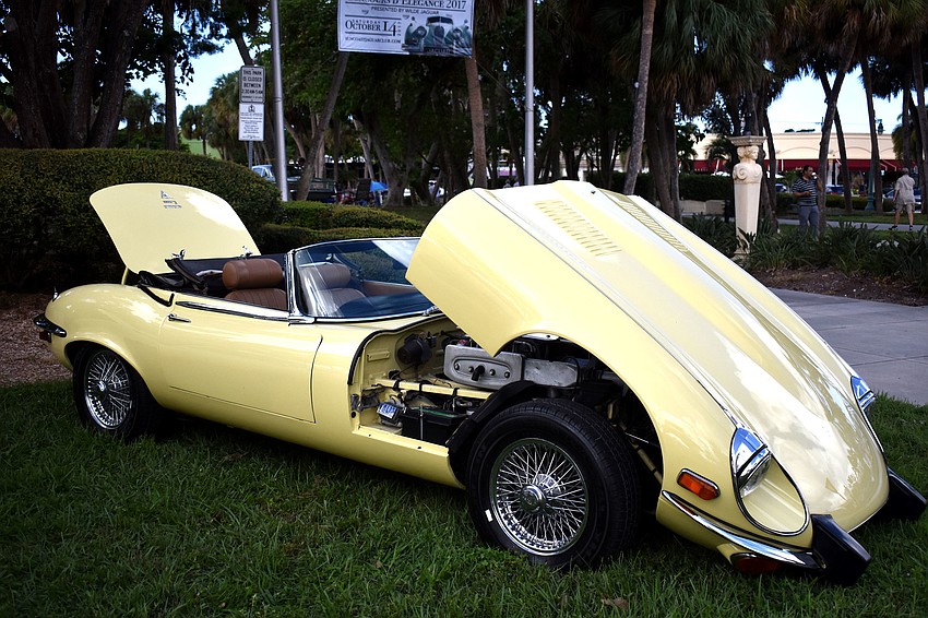 This 1974 Jaguar was only one of many on display at St. Armands Circle Park on Oct. 14 for the Sun Coast Jaguar Club 32nd Annual Concours d’Elegance.