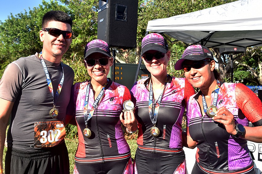 Fausto Diaz, Raize Calderon, Tania Corujo and Maria Ortiz