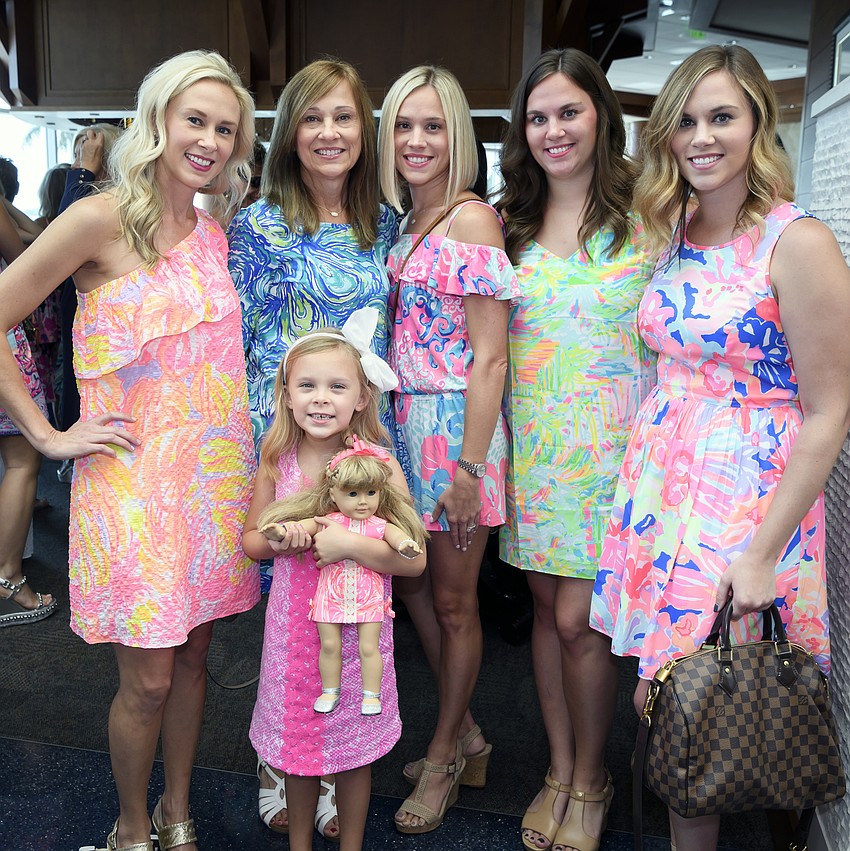 Nicole Svec, Megan Svec, Sonia Svec, Emily McLauchlan, Morgan Davis and Natalie Davis