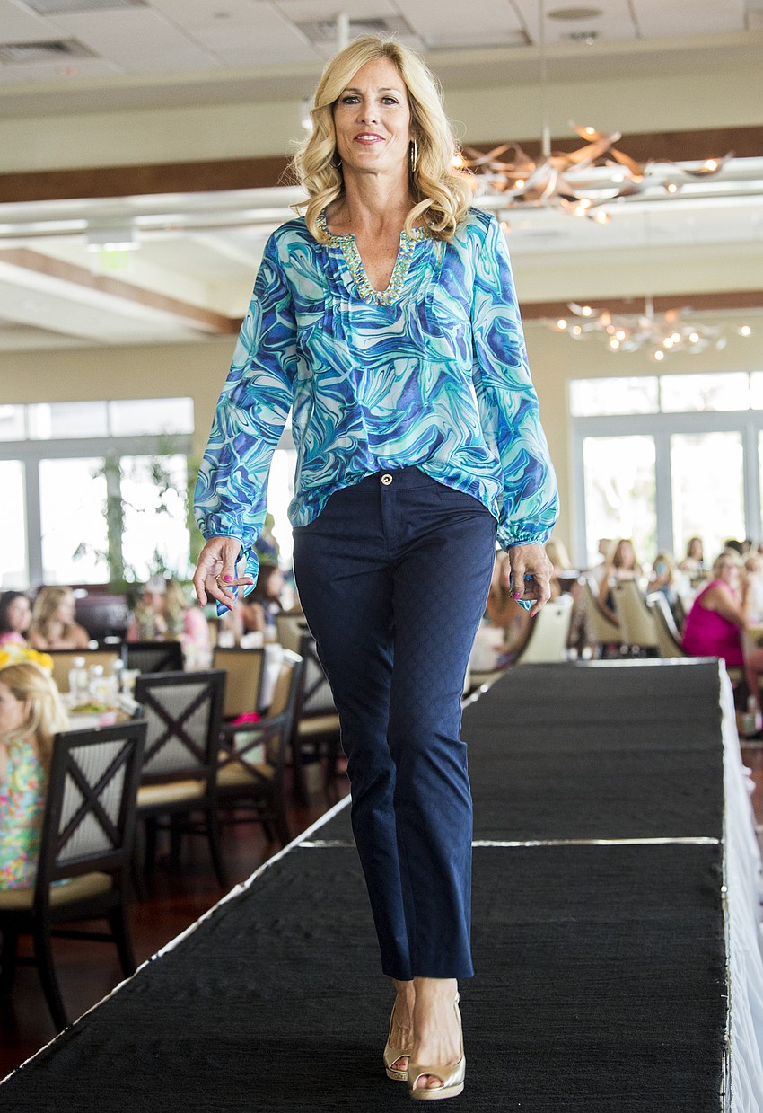Maryl Henry struts the runway.