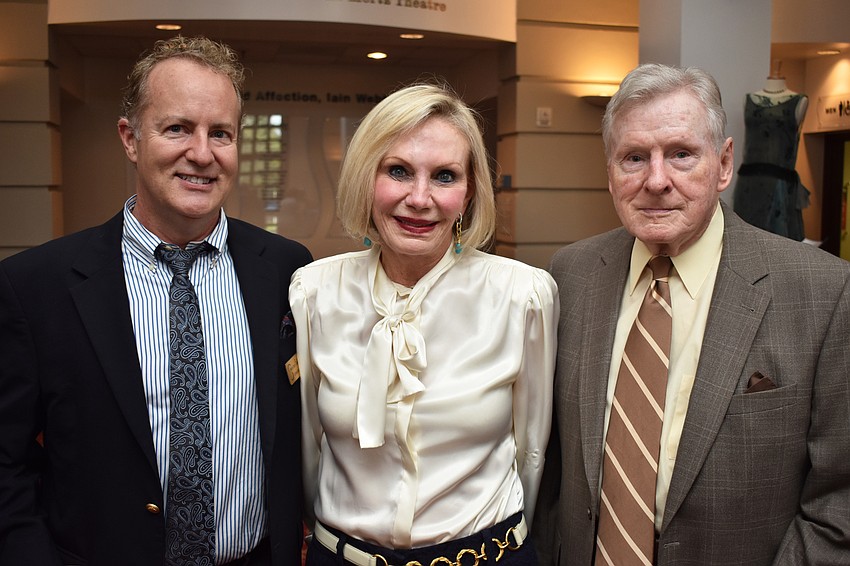 Jonathan Coleman, Sarasota Ballet Board Chairwoman Hillary Steele and Richard Wires