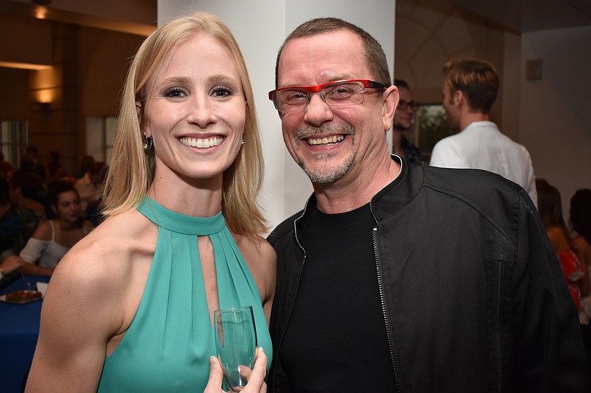 Dancer Katelyn May and Sarasota Ballet Director Iain Webb