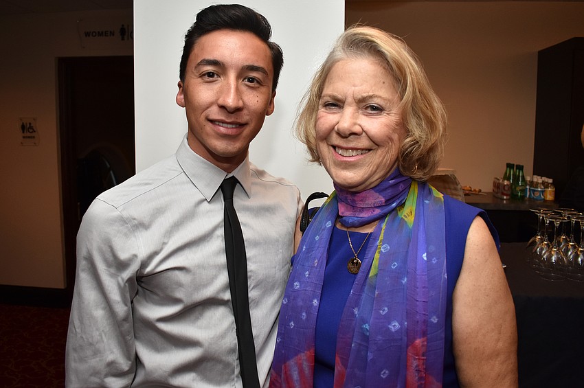 Dancer Patrick Ward and Marilyn Nordby
