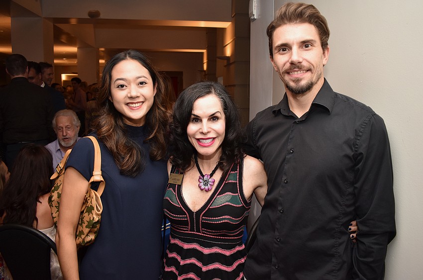 Dancer Ryoko Sadoshima, Lauren Walsh and dancer Rick Bertoni