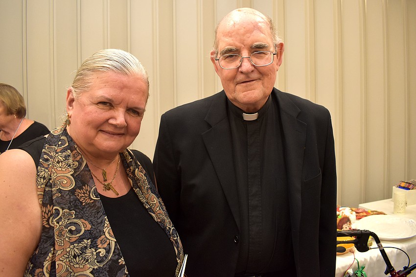 Ingrid Wisniewski and the Rev. Gerry Finegan