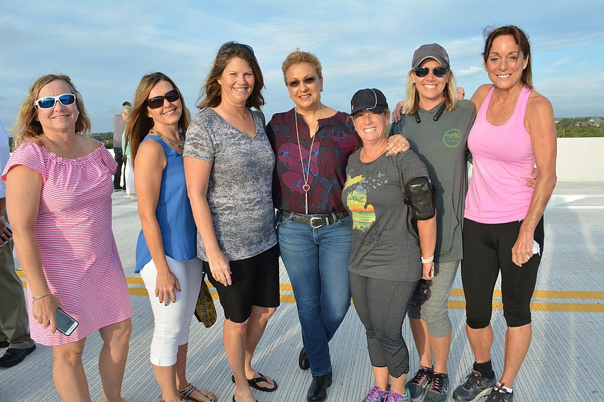 Ann Freeley, Becky Hardy, Jenifer Johnson, Alicia Simat, Kim Schuerman, Kim Metz and Maria Hazen came for the ceremony.