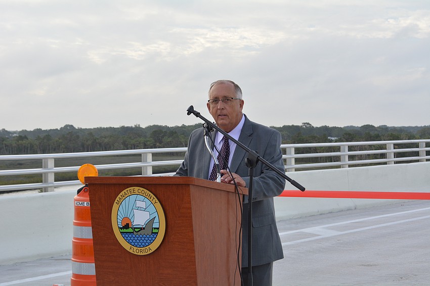 Manatee County Public Works Director Ron Schulhofer says the bridge has been a topic of discussion for 124 years and now is opening to the public.