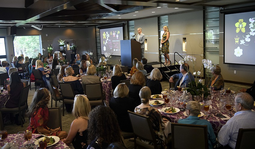 It was a full house at Lunch in the Gardens on Oct.18 at Michael's on the Bay at Selby Gardens.