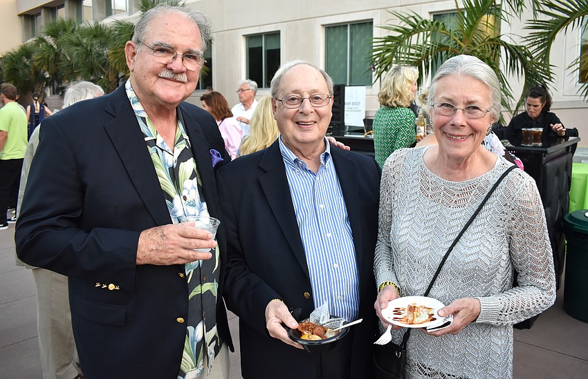 Curt Schantz with Arthur and Marcella Levin