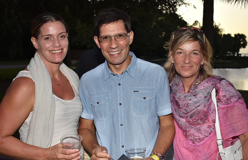 Ilka Shadbash with Joern and Birgit Sroka