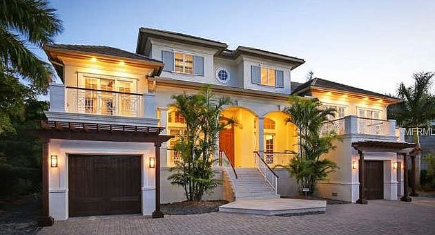 The home at 1361 Harbor Drive  recently sold for $2.5 million.