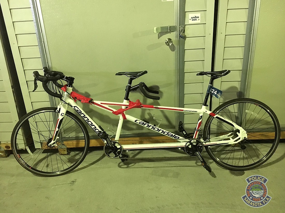 The bike was found Oct. 18 in Sarasota. (Image courtesy the Sarasota Police Department).