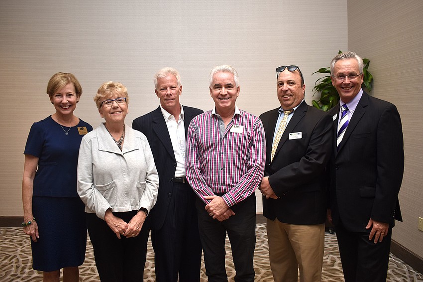 Small Business Council Georgina Clamage, Barbara Langdon, Eric Warneke, David Pilston, Al Benincasa and Michael Vejins. Not pictured: Bob Gault