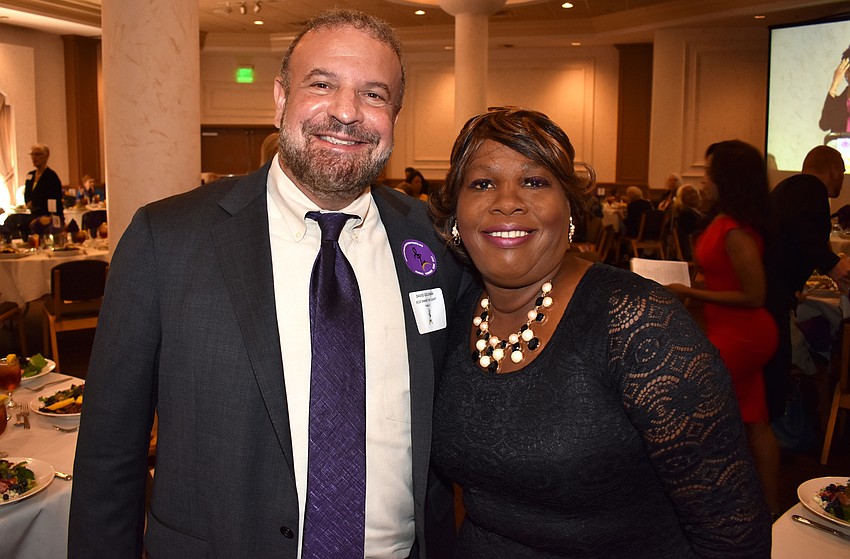 SCLO Board Chairman David Goldman and SCLO Founder and CEO April Glasco