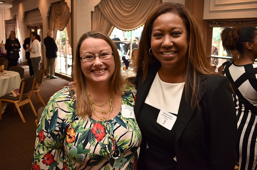 Joanne Hulsart and Rochelle Curley