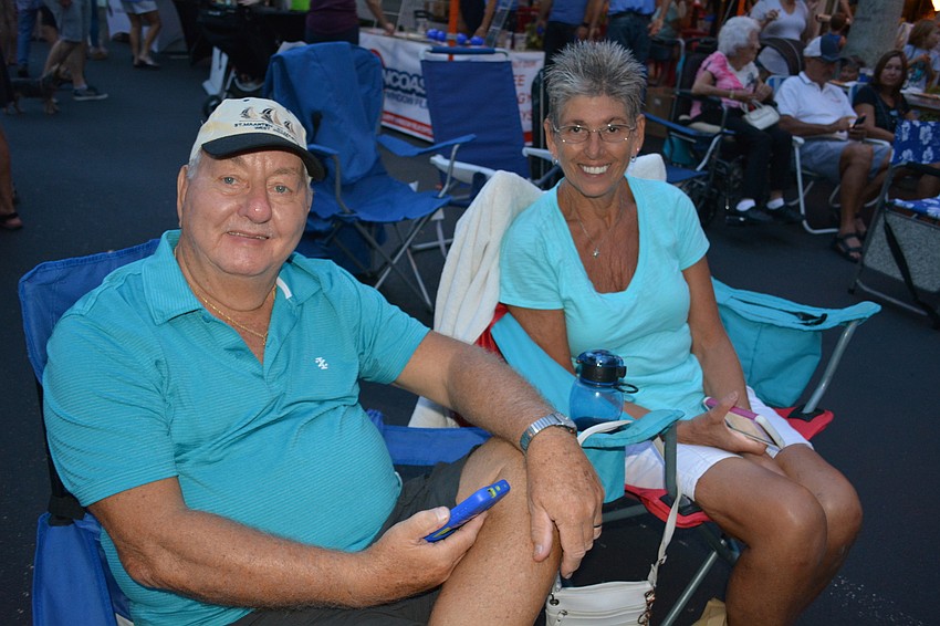 Willard and Sue Brown, of Bradenton, like to come to Music on Main so they came out for the Block Party, as well.