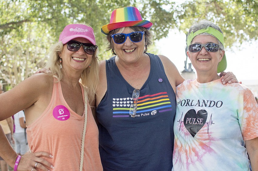 Sandy Lyons, Kathy McElliney and Cindy Kicklighter