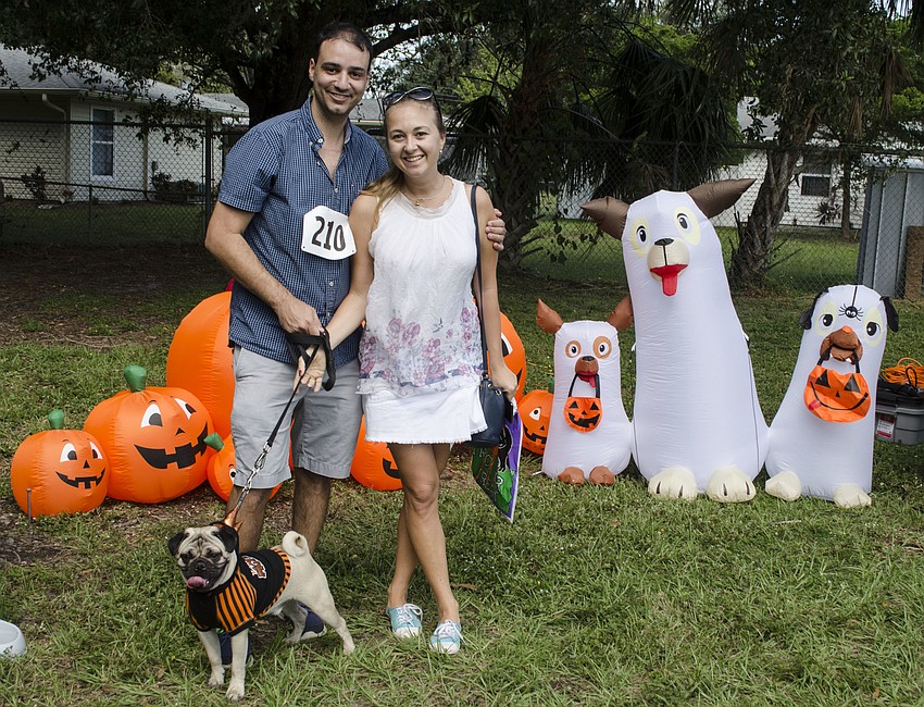 Yishai and Lucy Sprung, and their dog Ponchik, were one of the judge's picks.