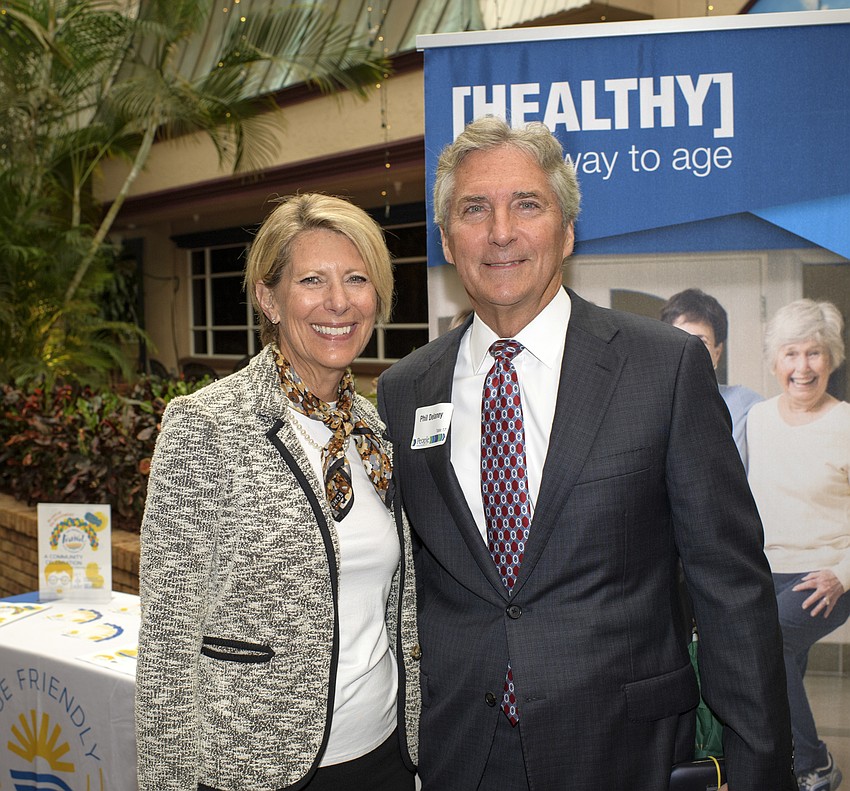 Patricia Courtois and Phil Delaney