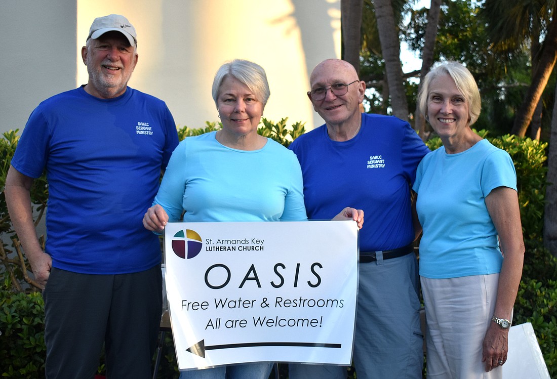 Lynn and Steve Blackledge and Carol and Richard Elliott started the Oasis program in June 2016.