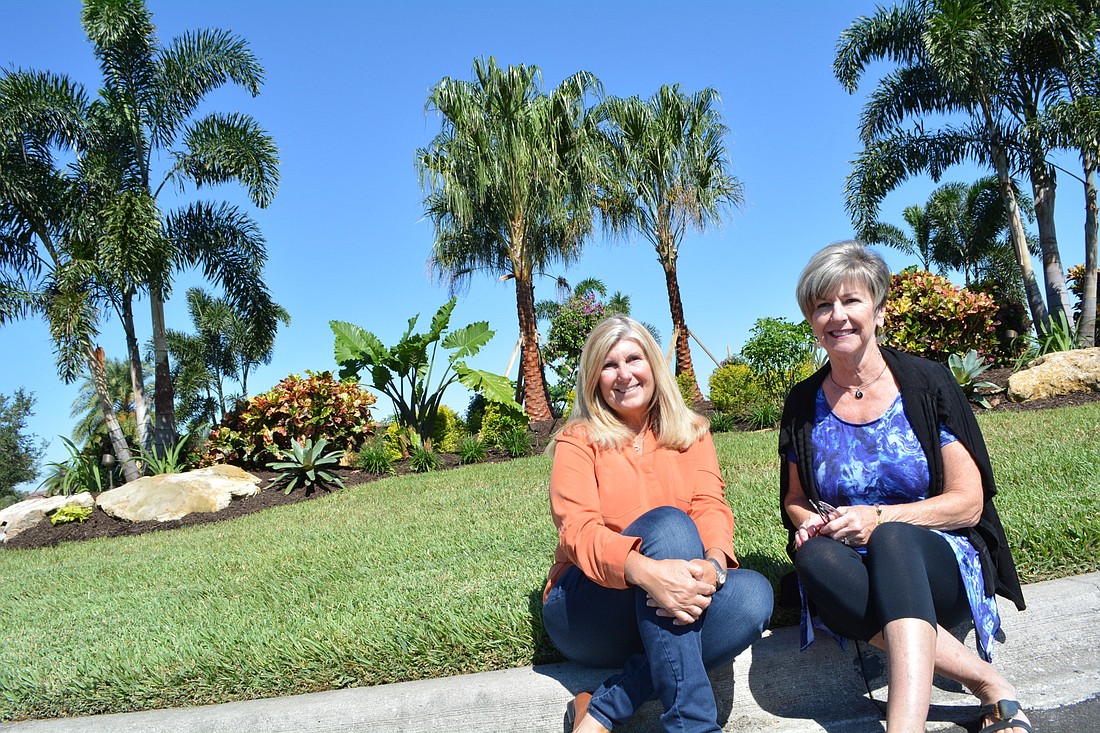 Waterlefe Landscape Committee member Nancy Rechcigl and Chairwoman Dona Lasseter say community feedback has been positive.