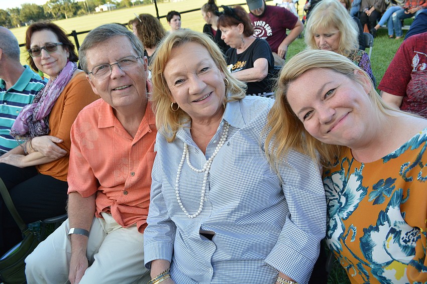 University Park Country Club's Wayne, Carol and Sara Osten can't wait to see if the headless horseman makes an appearance.