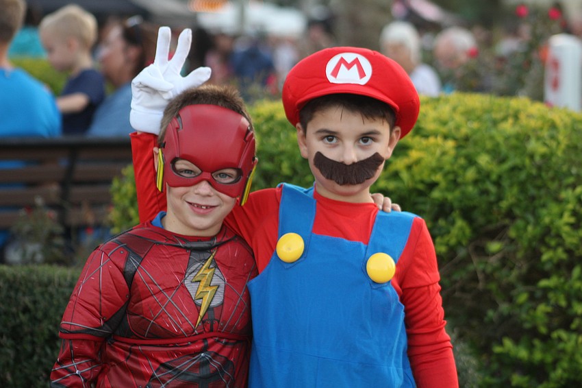Lakewood Ranch's Colton Rossi and Brady Moore play Flash and Mario.