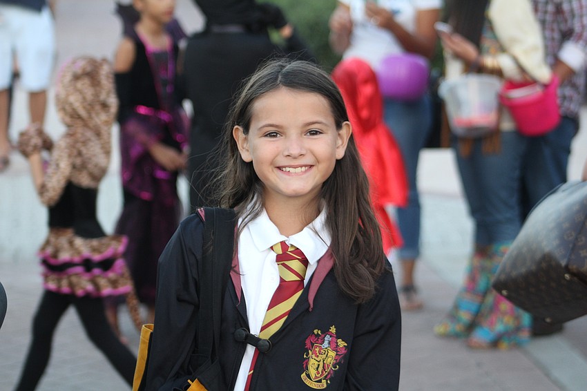 East County's Savannah Marquez represents Gryffindor during the event.