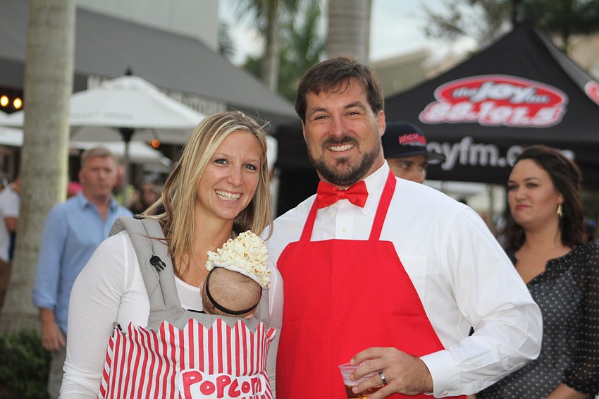St. Petersburg's Amy, Riese and Grant McLaughlin dressed for the occasion.