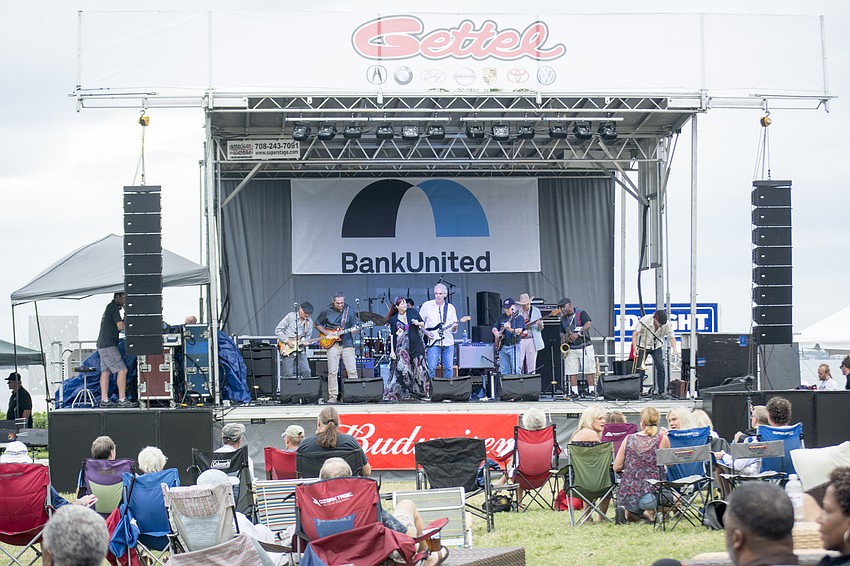 Fogt’s Music All Stars kicks off the main stage lineup during Giving Hunger the Blues and Jazz by the Bay.