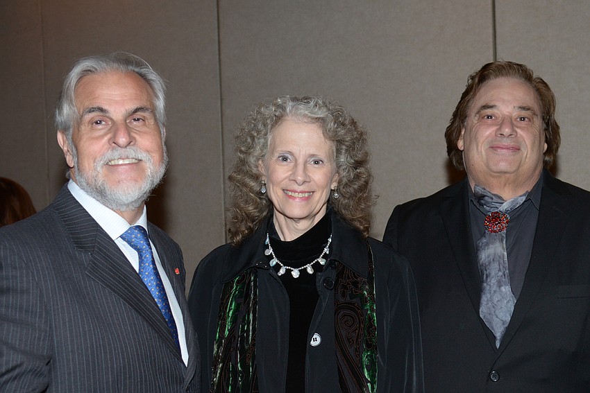 Sarasota Opera Artistic Director Victor De Renzi, Stephanie Sundine and Thomas Pasatieri