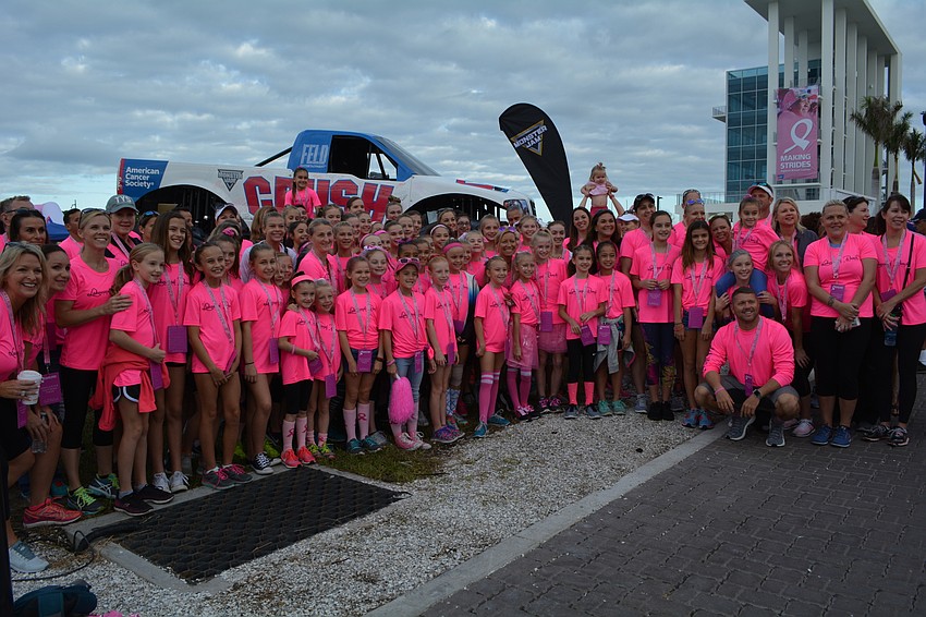 The Lakewood Ranch Gymnastics team was the largest of the walking teams with 170 members.