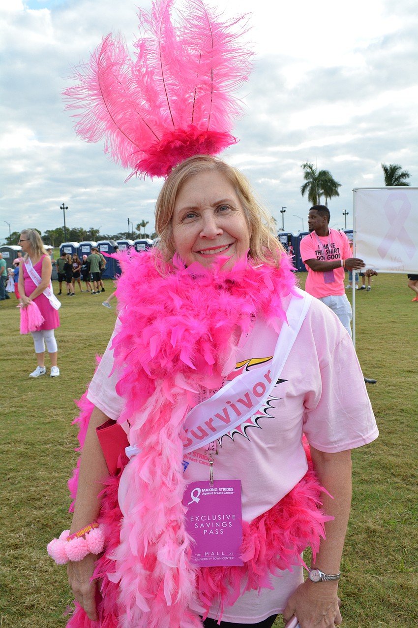 Lakewood Ranch's Barbie  Osterling now has been cancer free for 20 years. This was her 18th walk.