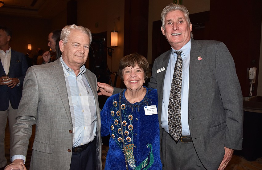Mike Farrow, Lynn Robbins and Jon Thaxton