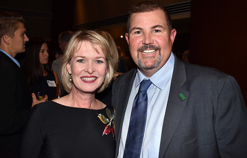 Veronica Brady and Jay Riley