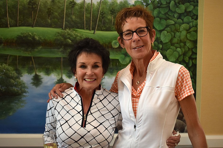 Sandy Finnegan and incoming WGA President Pat Goldwater