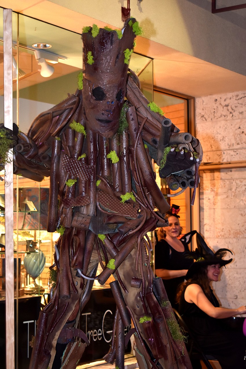 Groot, a Marvel Comics character, made an appearance.