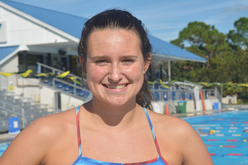 Isabel Traba was among three Sarasota Sharks swimmers selected to the camp.