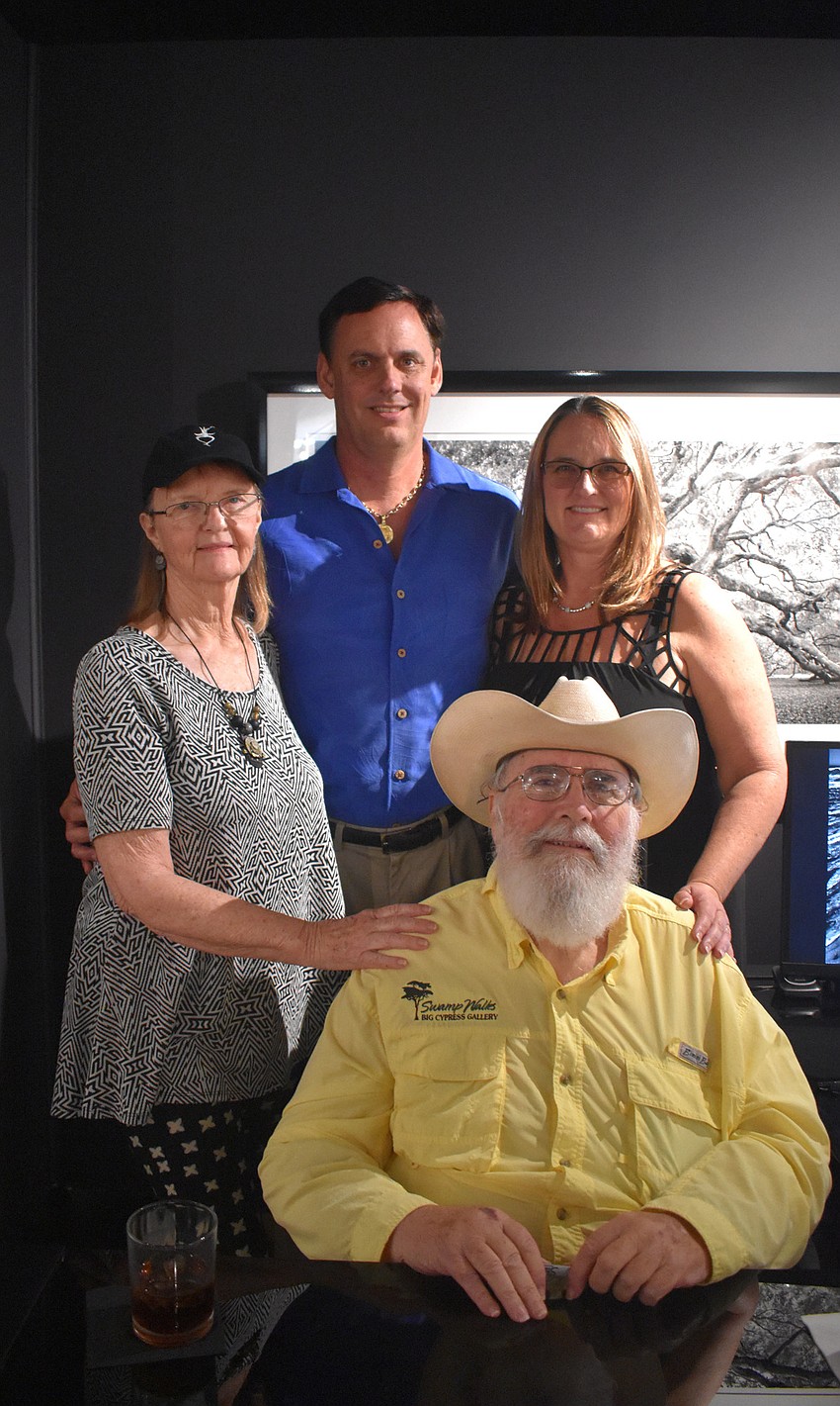 Niki Butcher, Neal Obendorfer, Jackie Butcher-Obendorfer and Clyde Butcher