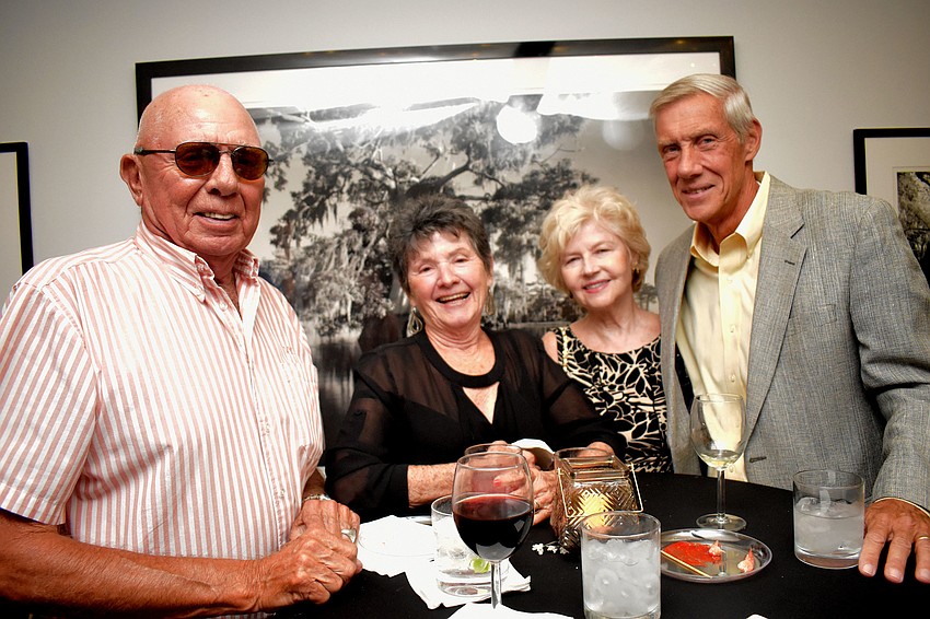George Satterly, Marge Ziegler and Beverly and Chris Smith