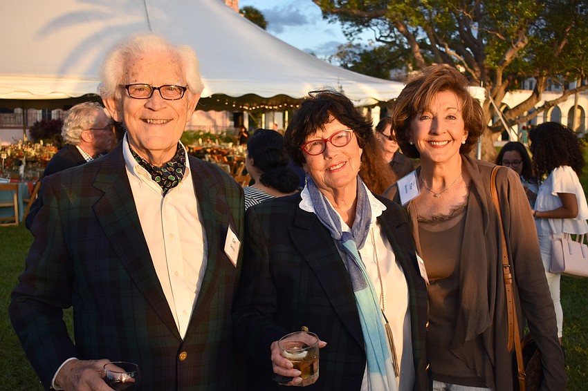 Carl Denney, Winnie Downes and Tina Skestos