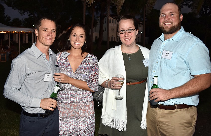 Zachary and Abby Holladay with Renee Dettling and Justin Williams