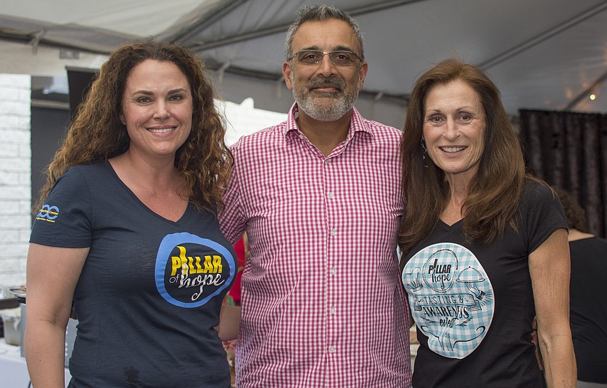 Jenna Carver, Jag Grewal and Sandy Keenan