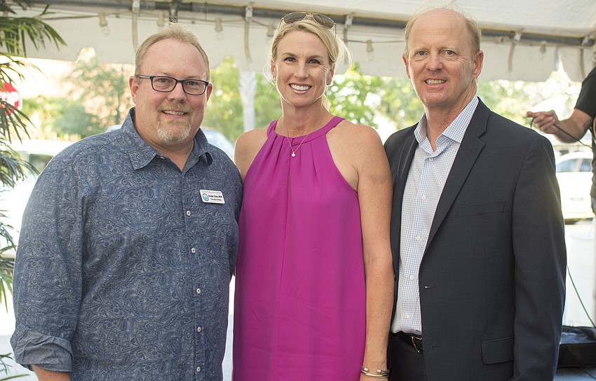 CPC Executive Director Douglas Staley with Alisa and Roger Pettingell