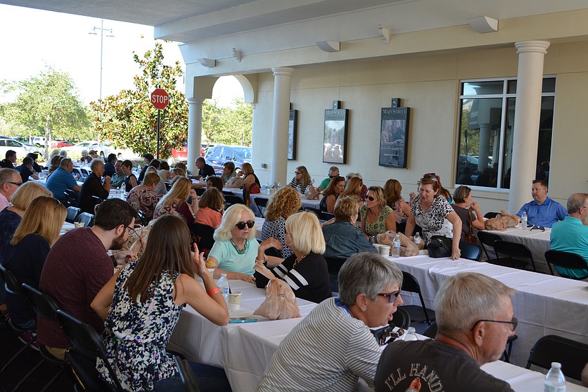 More than 300 people attended the Lakewood Ranch event.