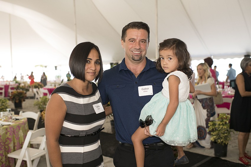 Tania and Gabor with daughter Gabriella