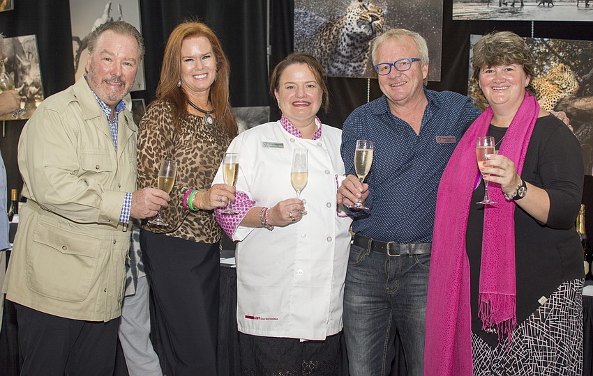 Michael and Terri Klauber, Anna Ridgewell, Pieter Ferreira and Kate Groch