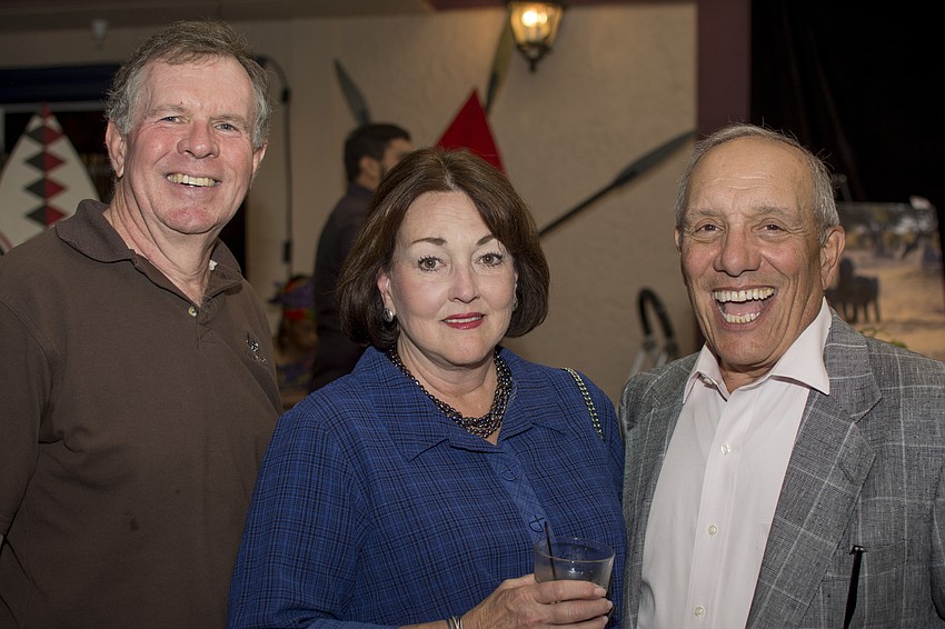 John Haddock and Cathy and Bruce Mantia